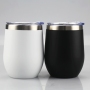 Low Price Double Wall Coffee Insulated Thermo Mug 12oz Stainless Steel Egg Cup for Coffee Wine Water Beer