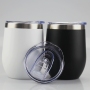 Low Price Double Wall Coffee Insulated Thermo Mug 12oz Stainless Steel Egg Cup for Coffee Wine Water Beer