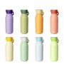 DSY New Custom logo 400ml/700ml/900ml Two Lids Sports Bottle with Detachable Handle Lid with 120° Straw