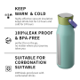 DSY New Custom logo 400ml/700ml/900ml Two Lids Sports Bottle with Detachable Handle Lid with 120° Straw