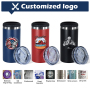 Custom Tumbler with logo Thermobecher Can Coolers 16oz Stainless Steel Edelstahl Becher 16 oz 16oz Can Coolers Stainless Steel