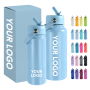 Customized logo 18 oz 32 oz Outdoor Camping 304 Stainless Steel Vacuum Insulated Tumbler Water Bottle Hot and Cold