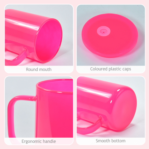USA Warehouse 17oz Neon Colors Blank Sublimation Glass Cans Mugs for Uv Dtf Wraps Jelly Glass Cups with Lids & Straws