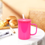 USA Warehouse 17oz Neon Colors Blank Sublimation Glass Cans Mugs for Uv Dtf Wraps Jelly Glass Cups with Lids & Straws