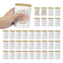 36pcs/ctn 15oz Sublimation Candle Jar Ceramic Holders with Bamboo Lids Sublimation Candle Container