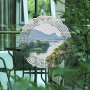 US Warehouse Free Shipping's Items 10 Inch White Blank Sublimation Aluminium Double Side Printing Wind Spinner 20pcs/ctn