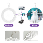 US Warehouse Free Shipping's Items 10 Inch White Blank Sublimation Aluminium Double Side Printing Wind Spinner 20pcs/ctn