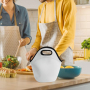 USA Waresehouse Sublimation Blank Neoprene Lunch Bags W/ Black Edges DIY Food Carry Double Layers Lunch Bag Work School Outdoor