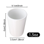 RTS Custom Logo 1.5oz Sublimation Blanks Ceramic Shot Glass Transfer Printing Shot Glass Blank Cup White Mug Wine Whiskey Cup