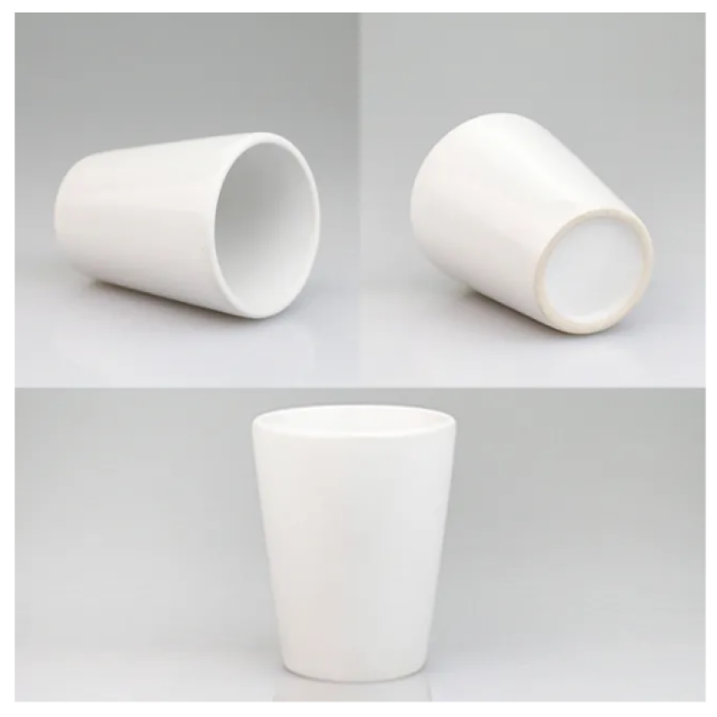 RTS Custom Logo 1.5oz Sublimation Blanks Ceramic Shot Glass Transfer Printing Shot Glass Blank Cup White Mug Wine Whiskey Cup