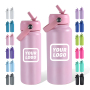 Sports Water Bottle 18oz 32oz Eco-friendly Stainless Steel Tumbler Dishwasher Safe 100% Leak-proof Reusable Cup Insulated Cup