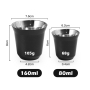 Eco-Friendly 80ml 160ml Double Wall Insulated 304 Stainless Steel Thermal Shot Glass Arabic Cup Reusable Espresso Coffee Cups