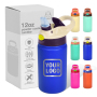 Custom Logo 304 Stainless Steel 12OZ Double Wall Insulated Vacuum Flask Sports Water Bottle 12OZ Drink Bottle for Kids