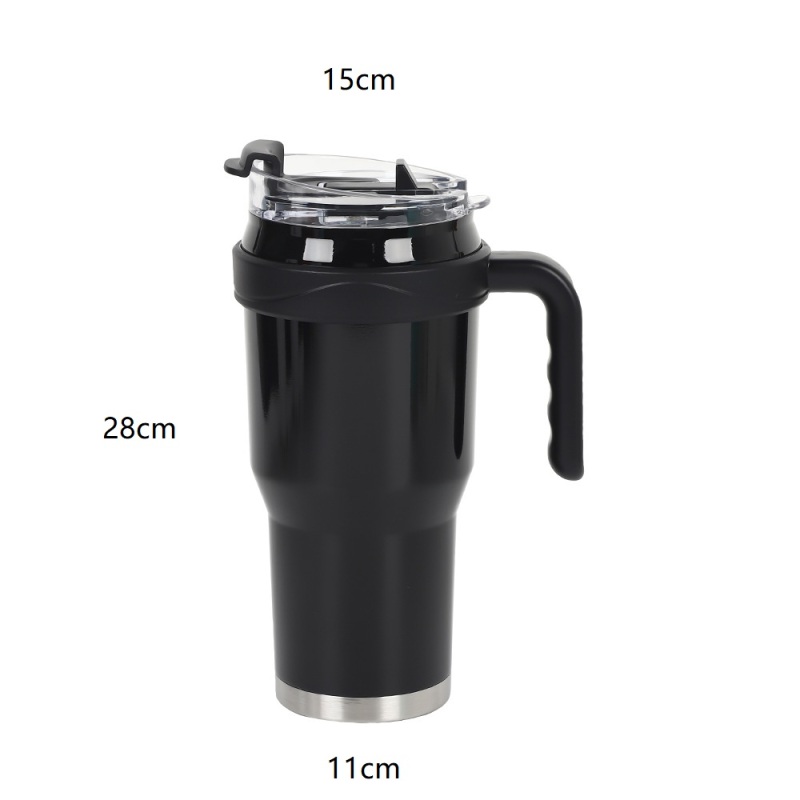 Wholesale 40oz Stainless Steel Tumbler Spray Painting Double Wall Car Travel Mug Insulation Cup with Handle for Customization