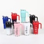 Wholesale 40oz Stainless Steel Tumbler Spray Painting Double Wall Car Travel Mug Insulation Cup with Handle for Customization