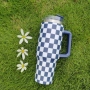 40oz Stainless Steel Checkerboard Printing Powder Coated Classic Tumblers Keep Cold or Hot  Well