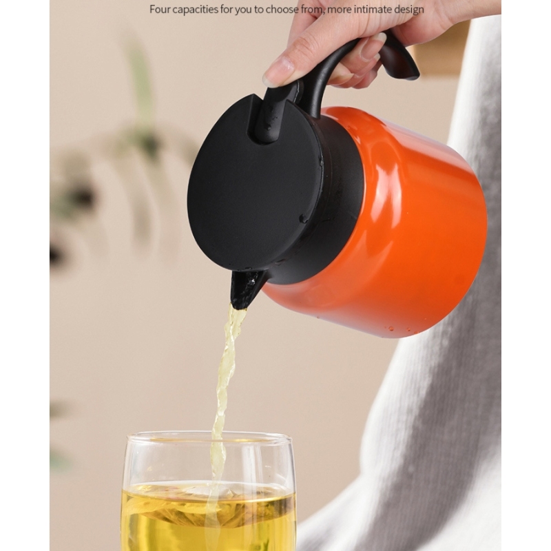 800ml 1000ml Stainless Steel Vacuum Insulated Termo Water Bottle Tea Pot Termos Flask Travel Kettle Thermal Coffee Carafe Custom