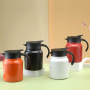 800ml 1000ml Stainless Steel Vacuum Insulated Termo Water Bottle Tea Pot Termos Flask Travel Kettle Thermal Coffee Carafe Custom