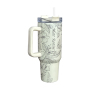 Factory Wholesale Price Stainless Steel Tumbler 40oz Dye Sublimation Spray Paint Colored Travel Mug with Handle