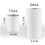 12oz/24oz Sublimation Straight Skinny Tumbler Stainless Steel Insulated Double Wall Transparent Clear Acrylic With Dome Lid
