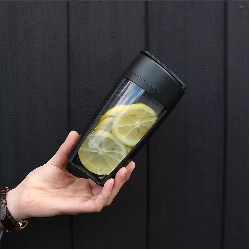 Custom Logo 600ml Plastic Blenders Protein U Shape Shaker Bottle GYM Powder Blank Cup Water Bottles Sports Cups