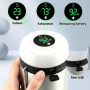 Smart Insulated Coffee Tumbler 500ML 2-1N-1 PORTABLE LIGHT & THERMOSES Water Bottle 20oz Led Water Bottle Smart Drinkware