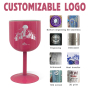 DIY Custom Laser Printing Logo 4oz Double Wall Stainless Steel Sublimation Mini Shot Glass Tumblers Wine Goblet for Bar Wedding