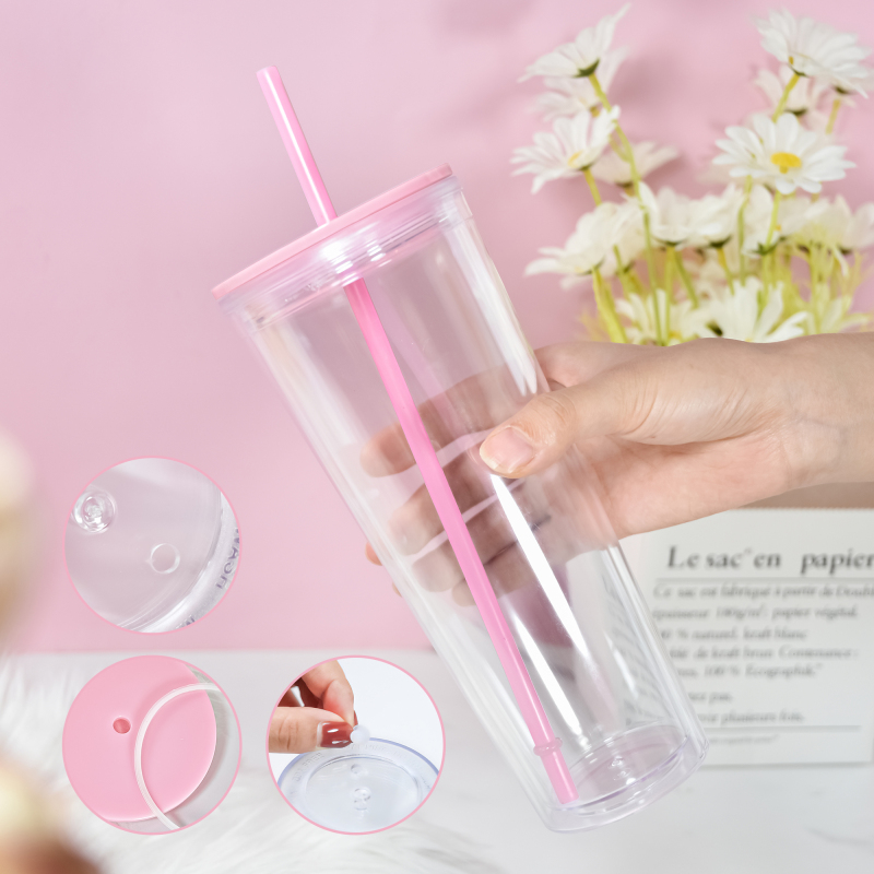 Tumbler Snow Globe Snowglobe Tumbler 24oz Plastic Drinkware Snow Globe Cups Pre Drilled 24oz Snowglobe Tumbler Pre Drilled