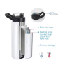 RTS 26oz Sports Camping Water Bottle Handgrip Sublimation Blanks Double Walled Tumblers with New Style Lid Handle 25pcs/ctn