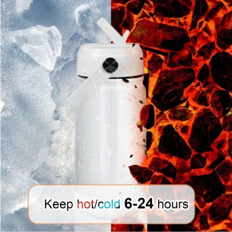 RTS 18oz Sublimation Leak Proof Double Wall Vacuum Insulated Stainless Steel Travel Water Bottle Wide Mouth Vacuum Flask
