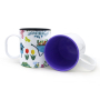 China Warehouse Stocked Inner Colored 11oz Mugs Ceramic White Sublimation Coffee Mug in Individual Gift Foam Box