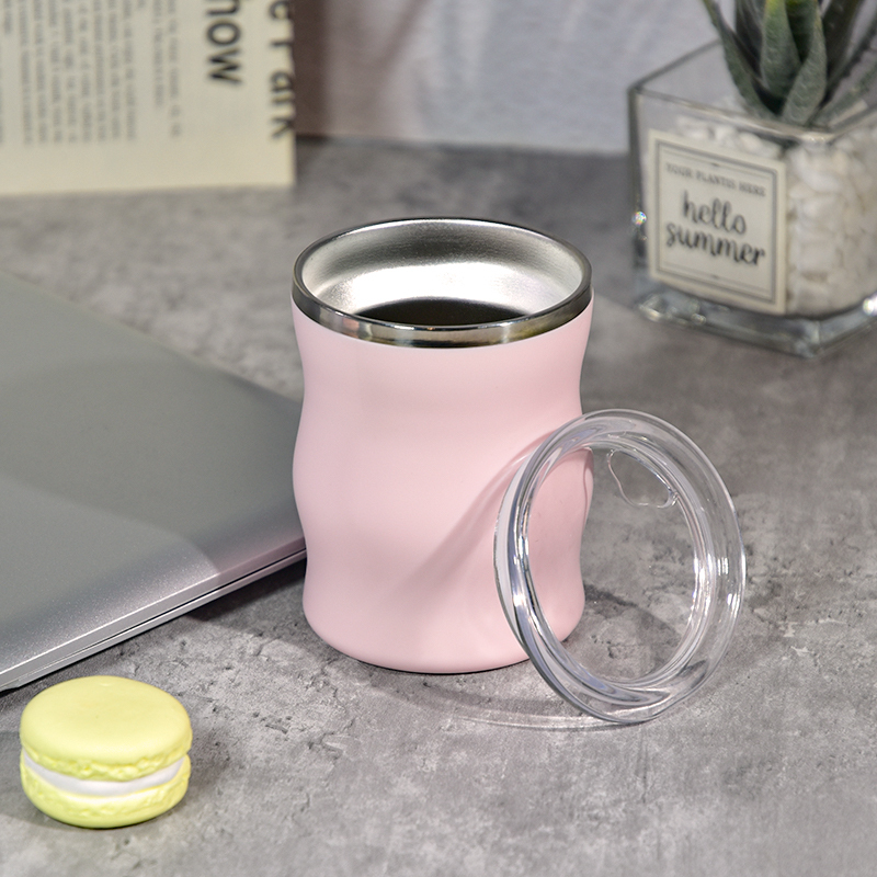 Customized Embossing Plastic Surface Yerba Mate Cup SIingle Wall Stainless Steel with Plastic Surface and Straw