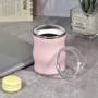 Customized Embossing Plastic Surface Yerba Mate Cup SIingle Wall Stainless Steel with Plastic Surface and Straw