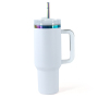US in STOCK Laser Electroplating H2.0 40oz Powder Coated Mugs Colors Insulated Stainless Steel  Tumbler with Handle