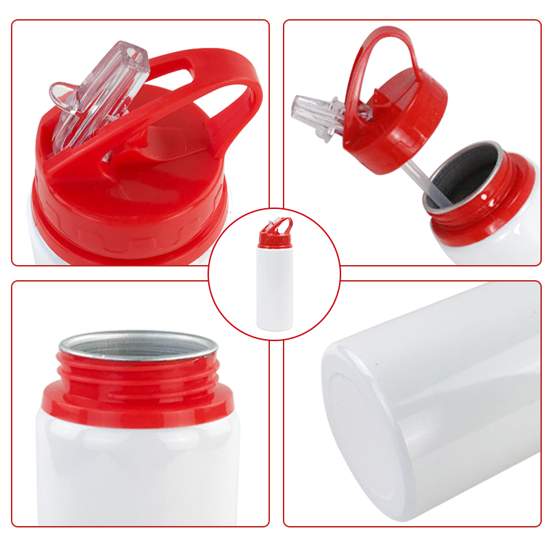 New Product Ideas Eco Friendly 600ml Aluminum Tumbler Kids Water Bottle Sublimation Mugs Tumbler Cups with Lid Straw