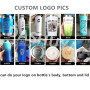 Stainless Steel Vacuum Insulated Protein Shaker for GYM Fitness Sports Protein  Bottle Shaker 500ml 750ml