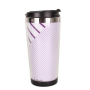 Outside Plastic Inside Steel 450ml Travel Mug With Paper/photo Insert Story Board Cup Creative Double Walled Water Bottle