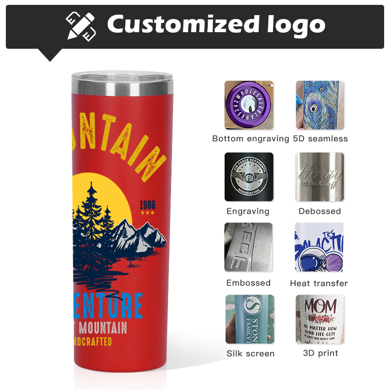 Custom 20 oz 20oz Cup Double Wall Vacuum Insulated Travel Mug Bulk Tumblers Thermal Mug Stainless Steel Insulated Travel Mug