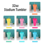 Ready to Ship in Stock Factory Price 32oz Cold Water Custom Logo Tumbler 2 in 1 Snack and Drink Cup