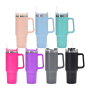 Travel Tumbler Water Bottle Stainless Steel Beer Tumblr Cups 40 Oz/1200ml Stainless Steel Tumblers for Engraving