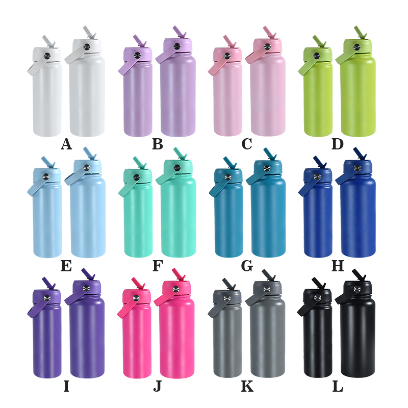 32oz Stainless Steel Insulated Water Bottle Manufacture Custom 18 oz Stainless Steel Water Bottles with extra Bottom