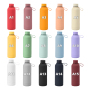 Double Wall 304 Stainless Steel Hot Water Bottle Therms Colorful Vacuum Insulated Flask Sport Water Bottle