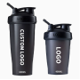 20oz 13oz Plastic Shake Cup Full-color Handle Fitness Water Cup Milk Shaker Protein Powder Mixing Bottle Custom logo Outdoor Mug