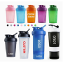 20oz 13oz Plastic Shake Cup Full-color Handle Fitness Water Cup Milk Shaker Protein Powder Mixing Bottle Custom logo Outdoor Mug