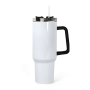 RTS 40oz Sublimation Stainless Steel Tumblers Travel Mug Handle Lid Mixed Colors Classic Design Pack 12pcs USA Free Shipping