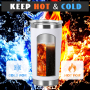 20oz Leakproof Insulated Tumblers Travel Coffee Mugs Powder Coated Stainless Steel Tumblers with Lid and Straw