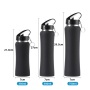 Double Wall Stainless Steel 304 Bottle 350ml 500ml 750ml Laser Engraved Logo Insulated Water Bottle With Handle Straw Carabiner
