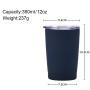 Custom logo Printing 12oz Car Travel Mug 304 Stainless Steel Multiple Colors Hand Coffee Mug