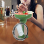 RTS 12pcs/ctn US Warehouse 8oz Colored Stainless Steel Margarita Glass Cup Spray Paint Cocktail Glasses Shot Wine Tumbler