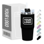 Custom Insulated Travel Mug Thermoses Double Wall Stainless Steel Tumbler Metal Thermal Vaccum Vacuum Flask